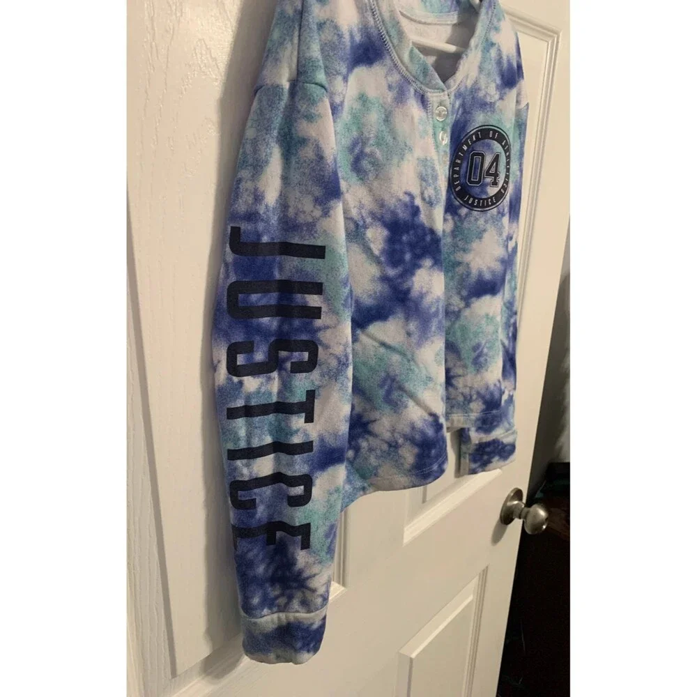 Justice Tie Dye Sweatshirt. Size 8